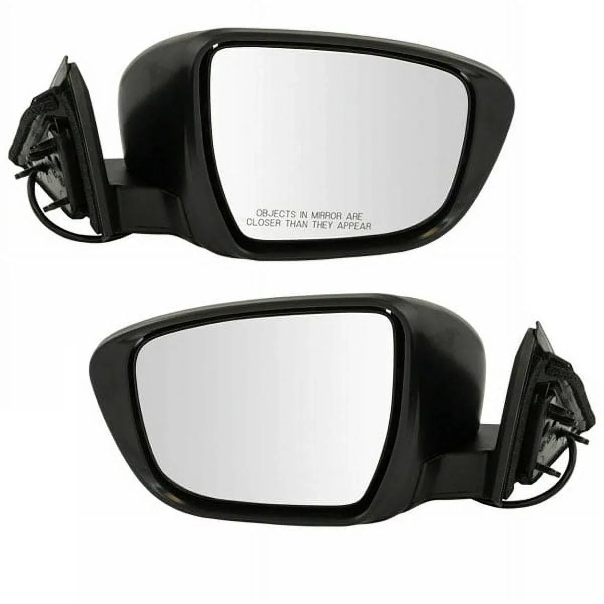 For 14-19 Rogue Rear View Door Mirror Power w/o Turn Sizeignal & Camera Sizeet Pair