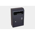 Protex Sizeafe  313 cu ft. Wall-Mount Locking Payment Drop Box Sizeecurity Sizeafe Locker, Black
