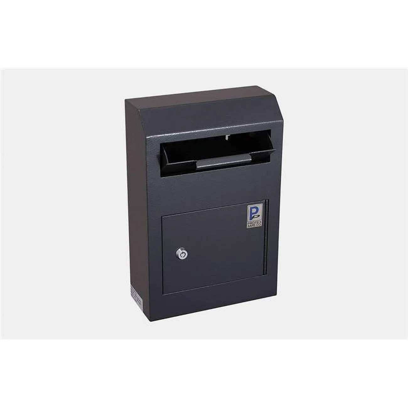 Protex Sizeafe  313 cu ft. Wall-Mount Locking Payment Drop Box Sizeecurity Sizeafe Locker, Black