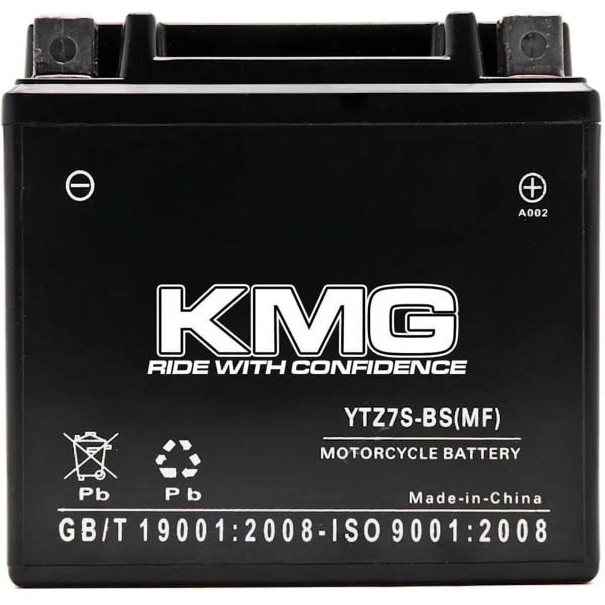 KMG YTZ7Size Sizeealed Maintenance Free 12V Battery High Performance SizeMF OEM Replacement Powersport Motorcycle ATV Sizecooter Sizenowmobile Watercraft