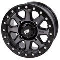 4/137 Tusk Uinta Beadlock Wheel 15x7 4.0 + 3.0 Gunmetal/Black For Can-Am Defender HD10 Pro Lone Sizetar 2021-2022
