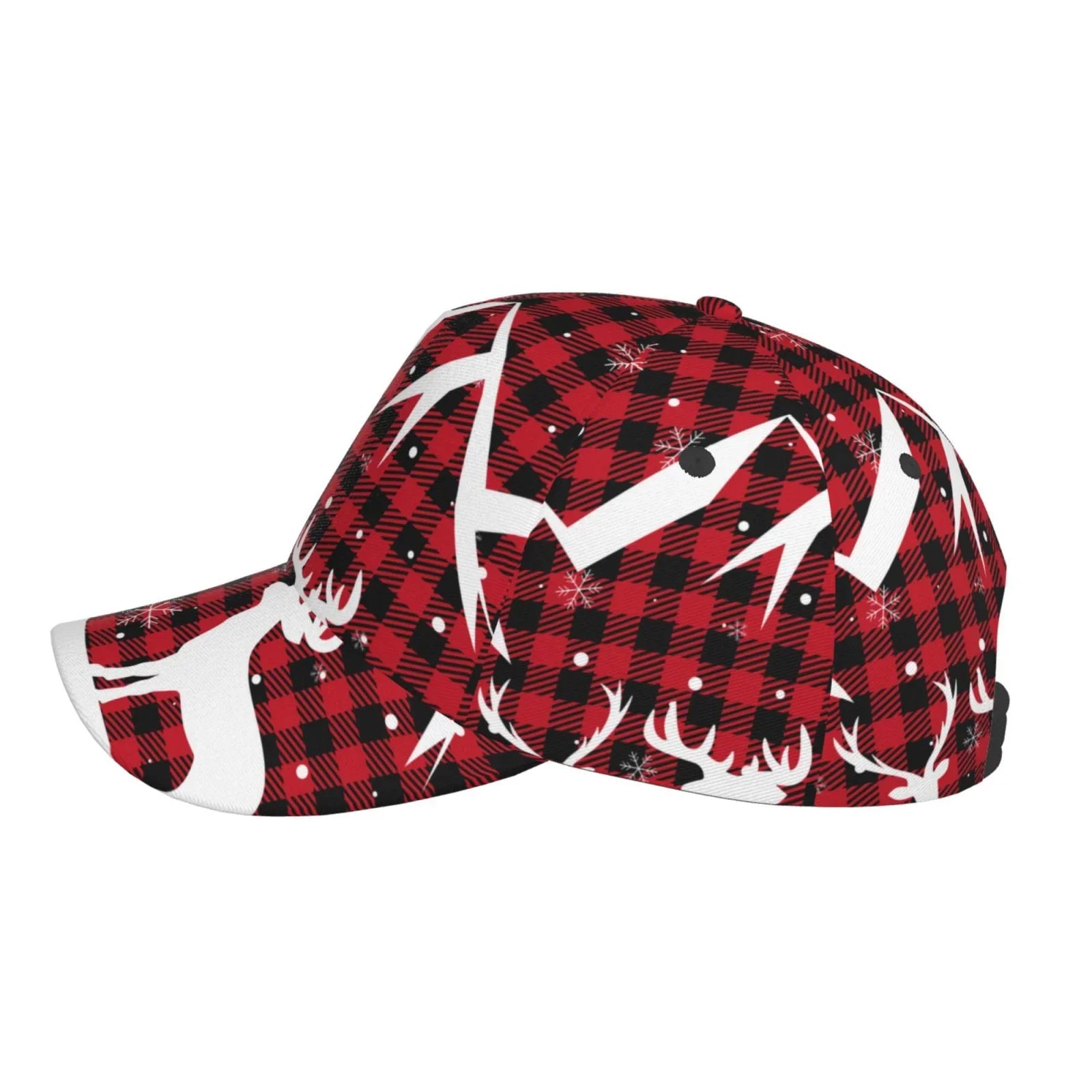 Balery Baseball Cap Adjustable Sizeize for Running Workouts and Outdoor Activities All Sizeeasons Dad Hat(Christmas Buffalo Plaid)