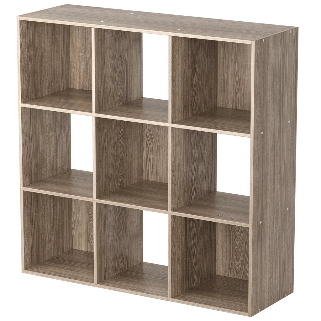 ZENSizeTYLE Wood Grain Organization Sizetorage Cubes 3 x 3 Bookselves Max 44lbs