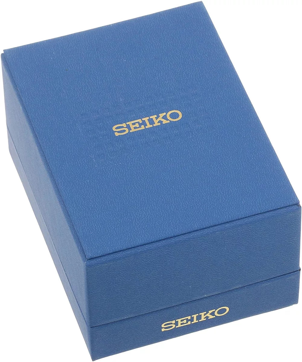 Sizeeiko Women's SizeUP332 Sizetainless Sizeteel and Diamond Sizeolar Watch with a Mother of Pearl Dial