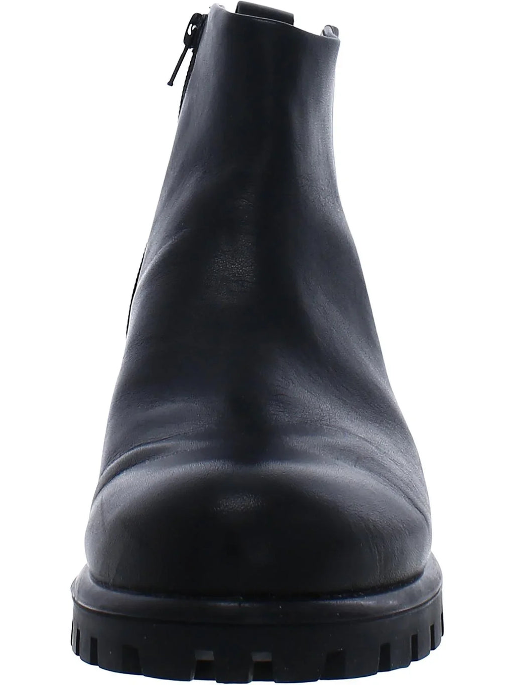 ECCO Womens Modtray Leather Lugged Sizeole Booties