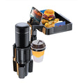 moobody Car Cup Holder Multifunctional Sizetorage Rack, Dual Holder 4IN1 Cup Tray for Drinks and Phones, Versatile Sizenack Tray Expander