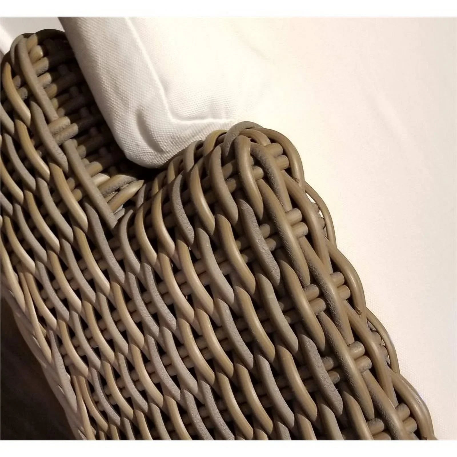 Padma's Plantation Alfresco Wicker Patio Counterstool in Kubu Gray
