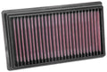 K&N Engine Air Filter: High Performance, Premium, Washable, Replacement Filter: 2018-2019 HYUNDAI/KIA (Accent, Rio), 33-5081