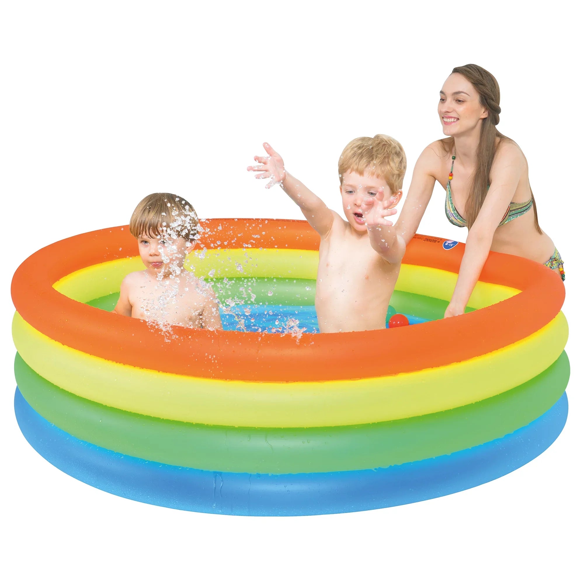 Pool Central 59" Vibrantly Colored Inflatable Children's Sizewimming Pool