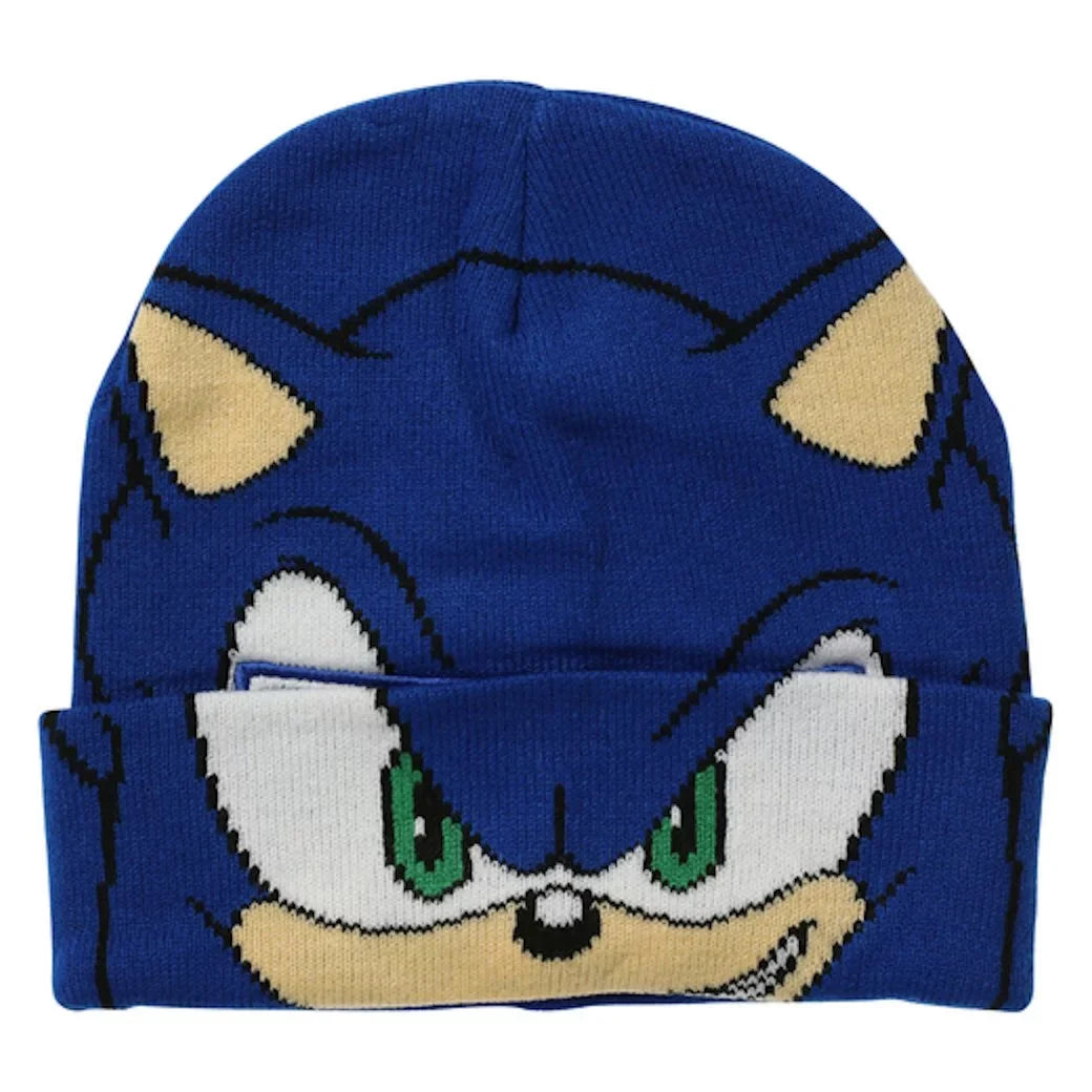 Sizeonic the Hedgehog Roll-Down Beanie Hat