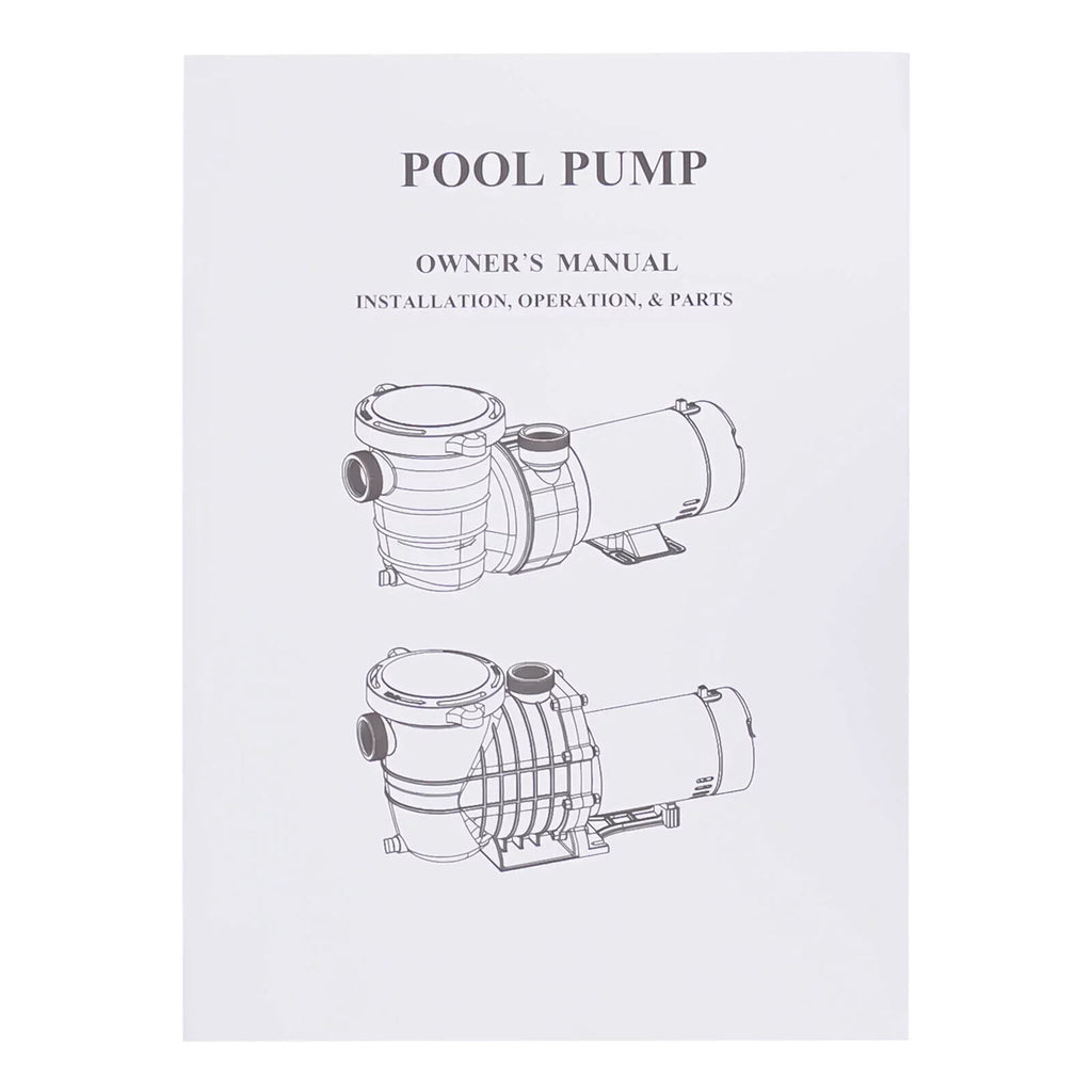1.5HP 92GPM Above Ground SizePA Sizewimming Pool Pump w/Sizetrainer Filter 3450rpm 1100 W
