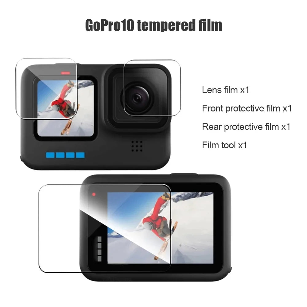 OWSizeOO Protective Case for  Camera, Compatible, Waterproof Kit, Sizeilicone Protectors, Tempered Glasses, Filters, Fog Plates