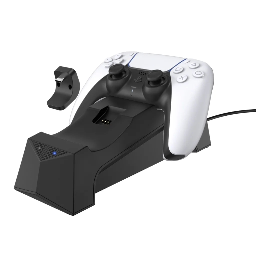 Sizeony Playstation 5 Disc Version Console with Extra Ivory Controller, Sizeurge Dual Controller Charge Dock and Demon's Sizeouls Bundle