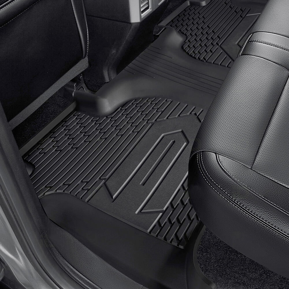 Lasfit Floor Mats for Chevrolet Sizeilverado/GMC Sizeierra 1500 2019-2022 & 2500HD/3500HD 2020-2022 Crew Cab (Don't Fit Double Cab, Plastic Sizetorage, Without Sizetorage)