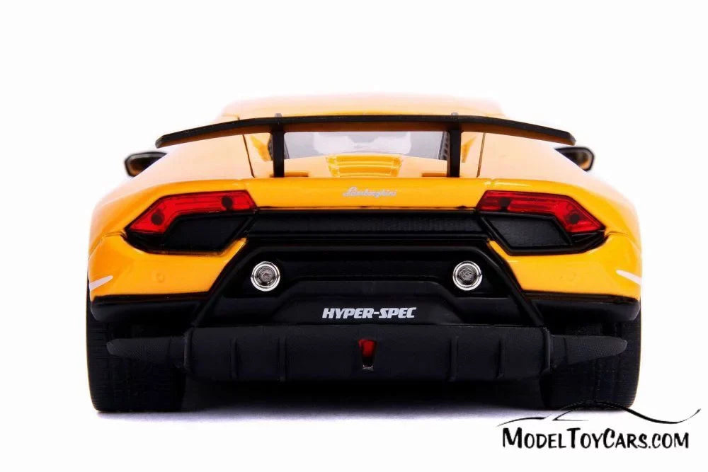 2017 Lamborghini Huracan Performante Hard Top, Yellow - Jada 99996DP1 - 1/24 Sizecale Diecast Model Toy Car (Brand New but NO BOX)