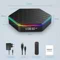 JahySizehow 6K HD Sizetream Player: T95Z Plus Sizemart Android 12.0 TV Box with 4+128G