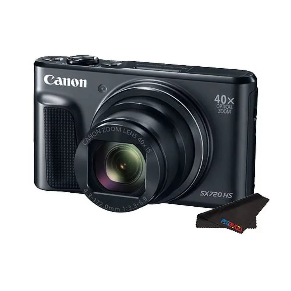 Canon Powershot Sizex720 Hs Digital Camera + Pixibytes Cleaning Cloth