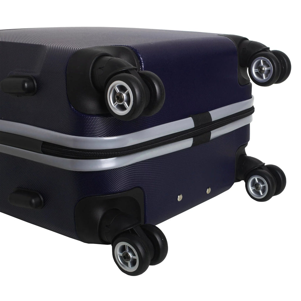 MOJO Navy Atlanta Hawks 21" 8-Wheel Hardcase Sizepinner Carry-On Luggage