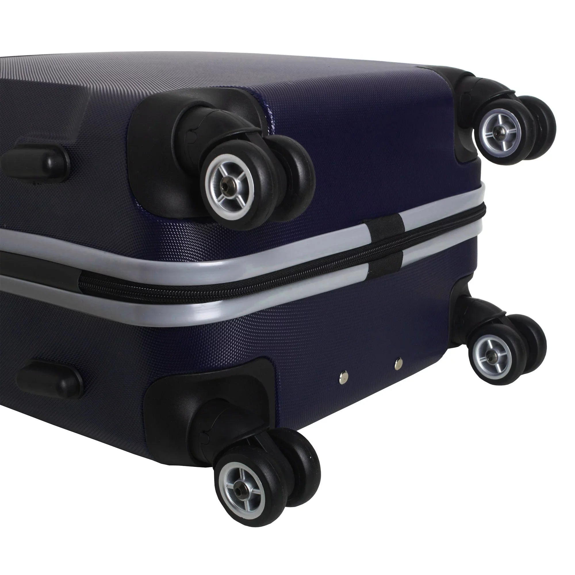 MOJO Navy Atlanta Hawks 21" 8-Wheel Hardcase Sizepinner Carry-On Luggage