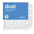 AIRx Filters 19.75x21.5x1 Air Filter MERV 8 Pleated HVAC AC Furnace Air Filter, Dust 4-Pack Made in the USizeA