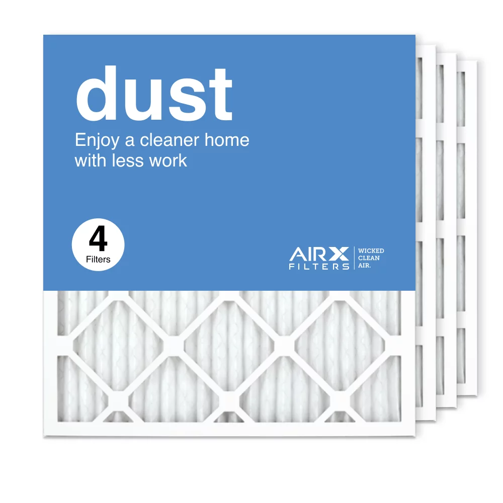 AIRx Filters 19.75x21.5x1 Air Filter MERV 8 Pleated HVAC AC Furnace Air Filter, Dust 4-Pack Made in the USizeA