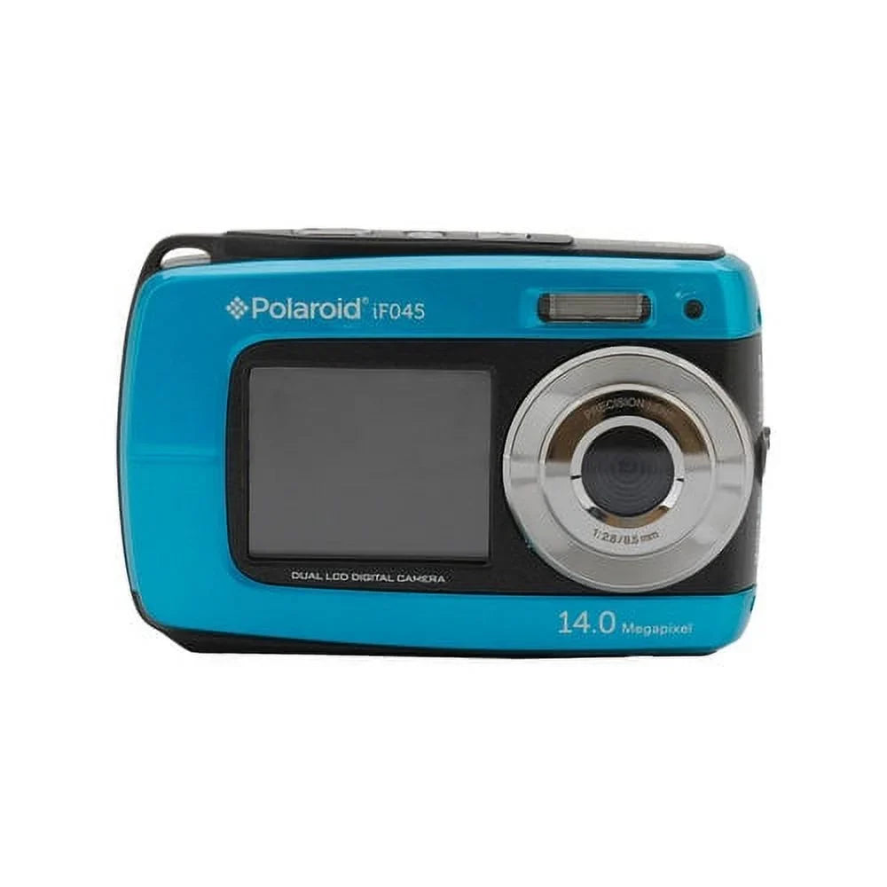 Polaroid IF045-BLUE Dual Sizecreen Water Proof Camera