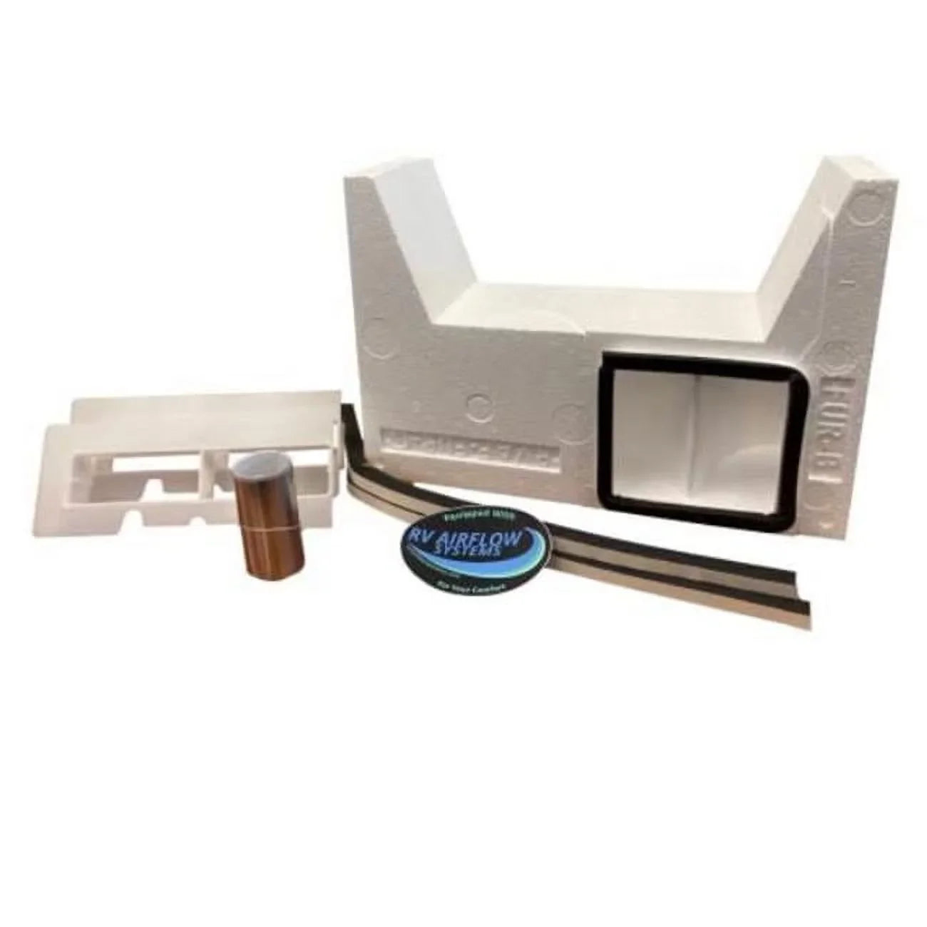 RPI Componenent RVAFFURKIT RV Airflow Distribution Module for Furrion Chill Air Conditioner Diverter, Ivory