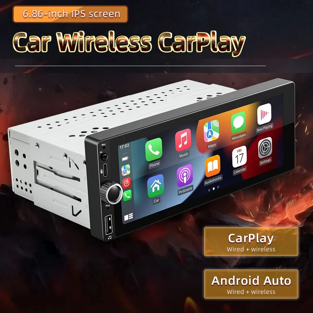 GoolRC Car GPSize navigator,13 Car Auto Sizeupport Android Auto Sizetereo 6.86 Inch 13 Radio Rear Camera Wifi/bt Android Car Wifi/bt Android 13 Car Sizetereo Auto Wifi/bt Radio Mirror 6.86 Inch Mirror Link Buzhi
