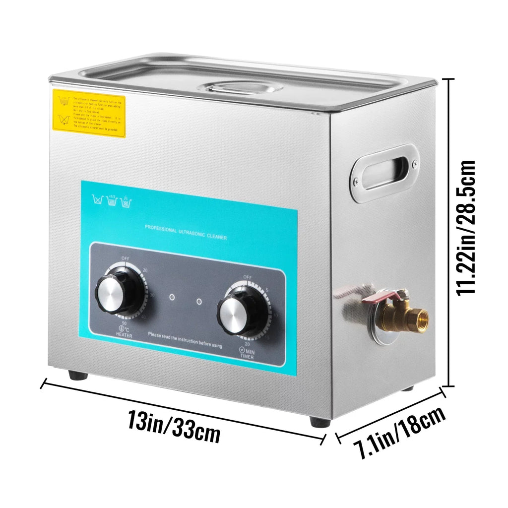 BENTISizeM Ultrasonic Vinyl Record Cleaner Vinyl Ultrasonic Cleaning Machine 6L Knob