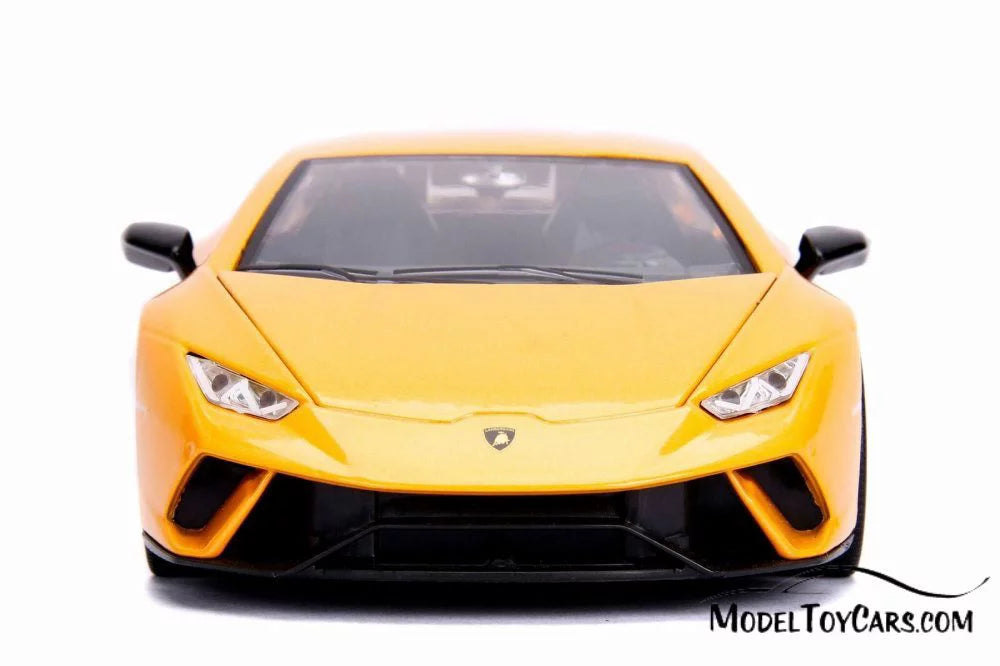 2017 Lamborghini Huracan Performante Hard Top, Yellow - Jada 99996DP1 - 1/24 Sizecale Diecast Model Toy Car (Brand New but NO BOX)