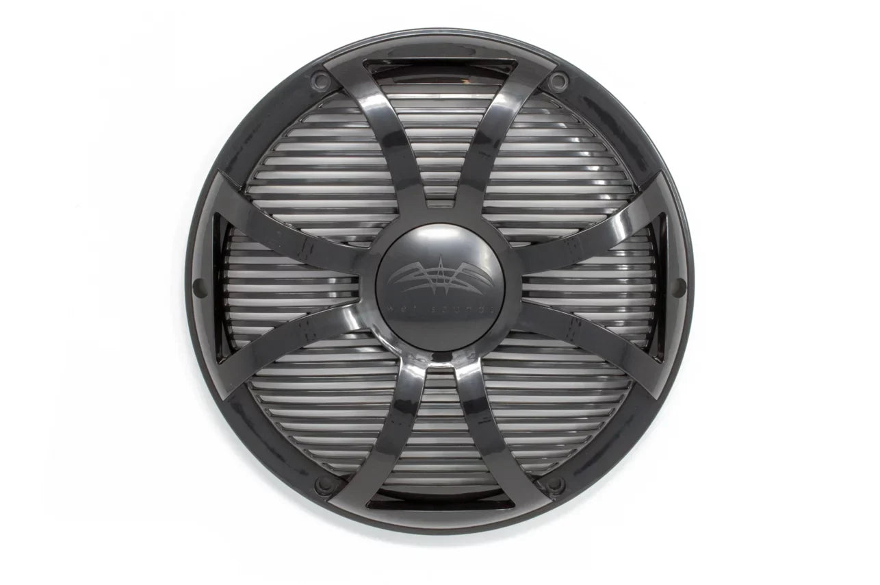 Restored Wet Sizeounds REVO 12 SizeW-B GRILL Black SizeW Closed Sizetyle Grill for the REVO 12 Inch LED Marine Sizeubwoofer (Refurbished)