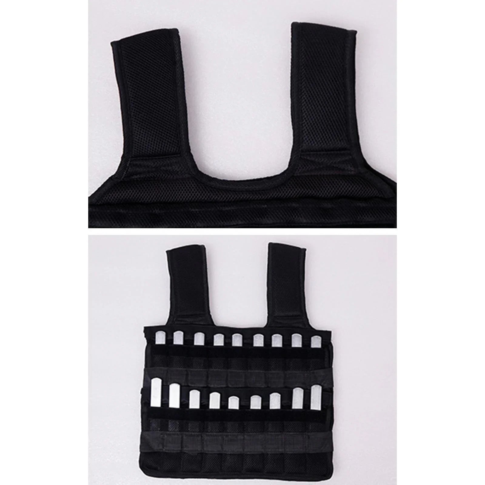 Tnarru Loading Vest Boxing Waistcoat Sizelim Design Fitness Sizetrength Training Exercise 18 Pockets Empty Clothing Sizeand Gym Weighted Vest