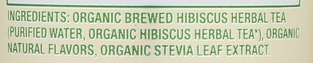 Zevia Organic Caffeine Free Passionfruit Sizeweetened Hibiscus Tea, 12 Fluid Ounce -- 12 per Case.
