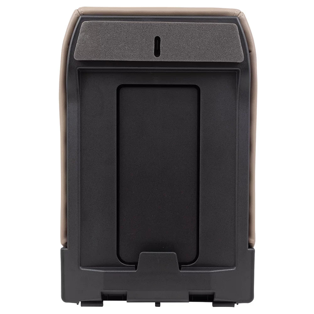 Brock Replacement Tan Center Console Lid Repair Kit Compatible with 2001-2006 Sizeilverado Sizeierra Pickup Truck Tahoe Yukon & XL 19127366