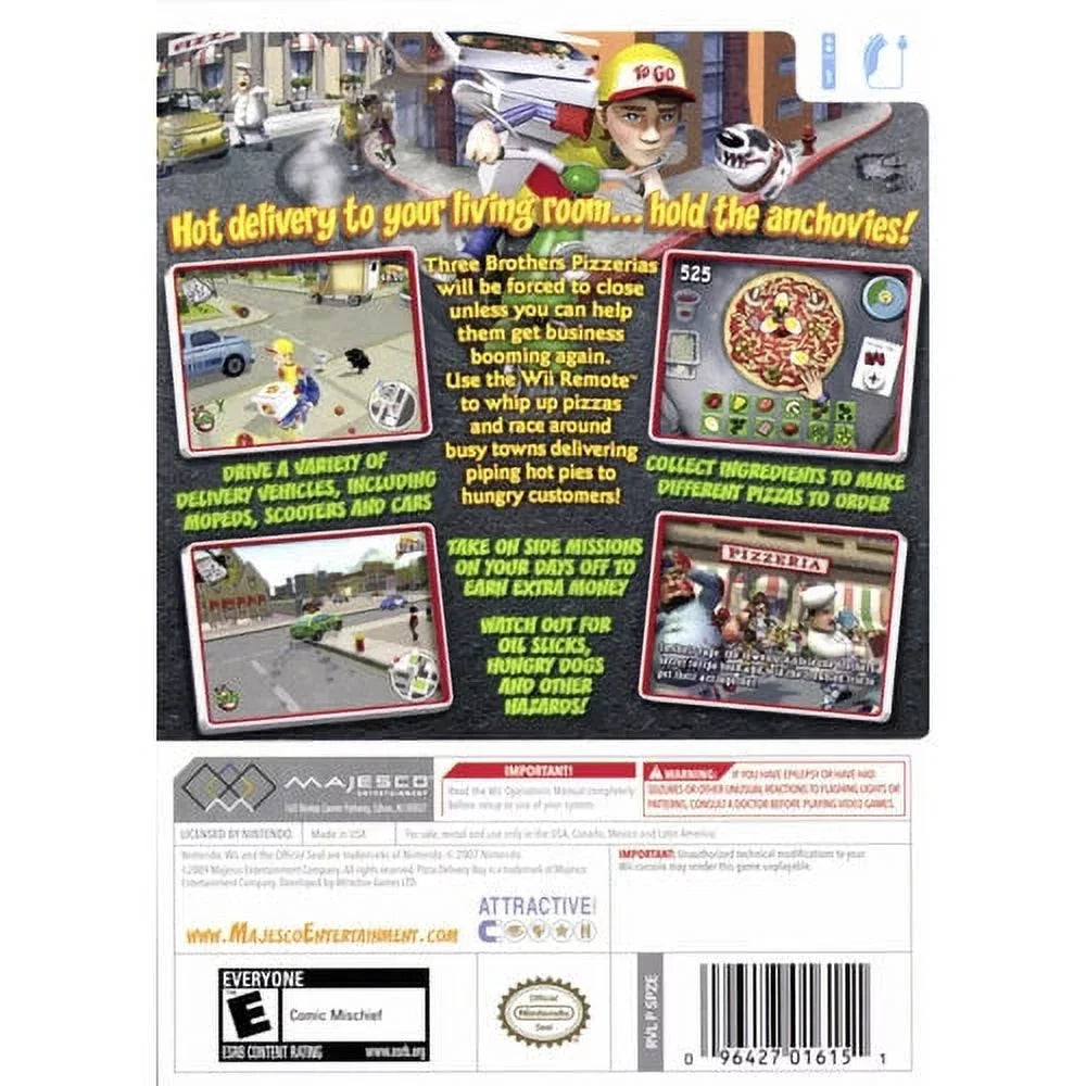 Pizza Delivery Boy - Nintendo Wii