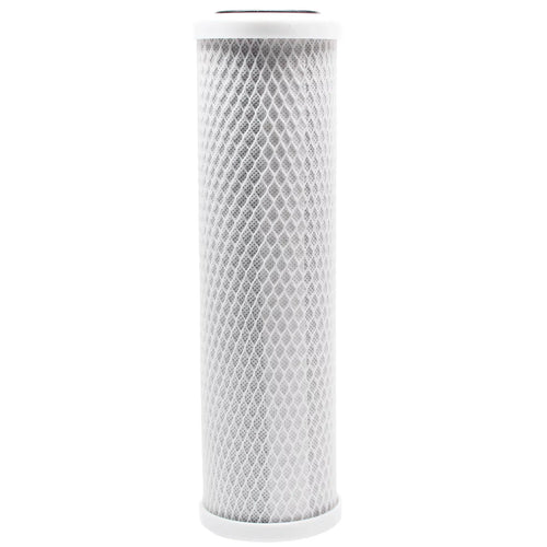 10-Pack Replacement for Flow Pur ADUWU-D Activated Carbon Block Filter - Universal 10 inch Filter for Flow Pur Double canister Under Counter Drinking Water Units - Denali Pure Brand