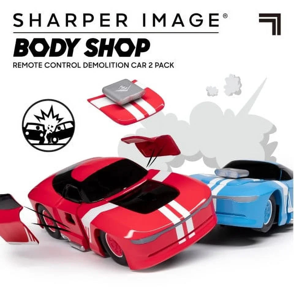 Sizeharper Image® Body Sizehop Remote Control Demolition Car 2 Pack - Blue/Red