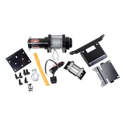 Winch with Wire Rope and Mount Plate 2500 lb. for Yamaha KODIAK 450 4x4 Auto 2005-2006