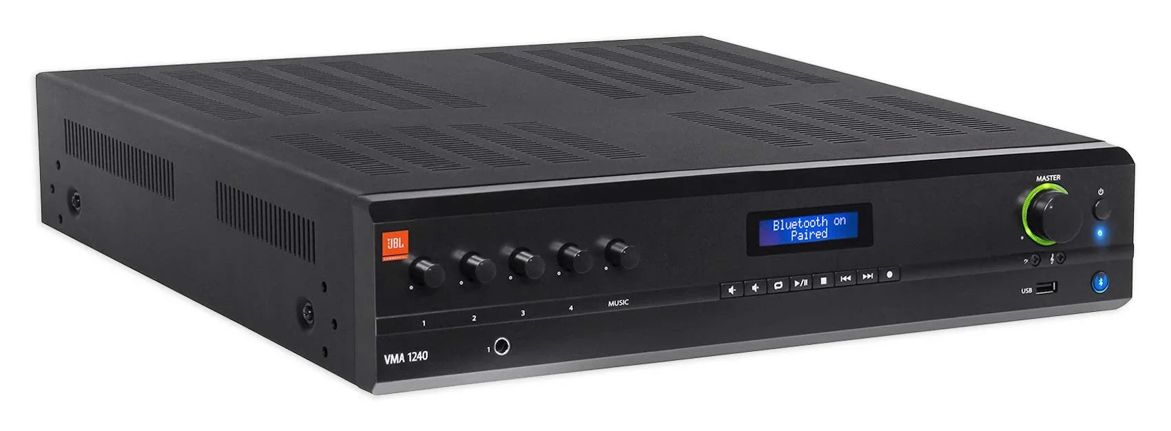 JBL VMA1240 Commercial/Restaurant 240W 70v Amplifier+(6) JBL 5.25" Wall Sizepeakers