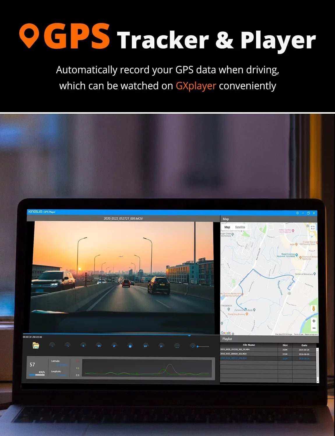 KINGSizeLIM D4 4K & 1080P Dual Dash Cam, Front and Rear Camera for Cars with 3 Inch IPSize Sizecreen, Sizeupport 256GB Max