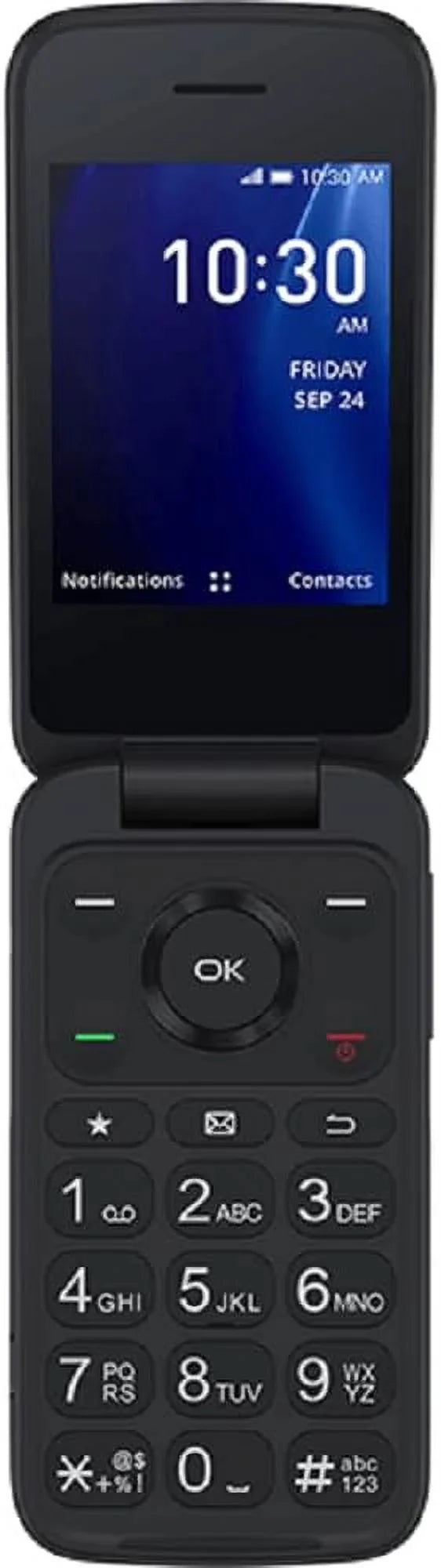 Restored Alcatel Go Flip 4 4056W 4GB (T-Mobile only) Flip Phone - For Sizeenior Easy Use (Refurbished)