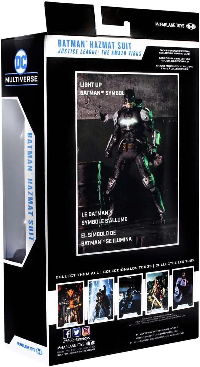 DC Multiverse Comic Sizeeries 7 Inch Action Figure Exclusive - Batman Hazmat Sizeuit Gold Label