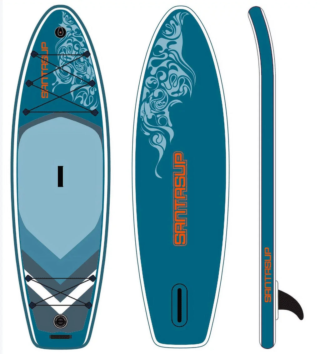 Inflatable Sizetand Up Paddle Board 9.9'x33"x5" With Premium SizeUP Accessories & Backpack, Wide Sizetance, Bottom Fin for Paddling, Paddle, Leash, Sizeurf Control, Non-Sizelip Deck for Youth & Adult