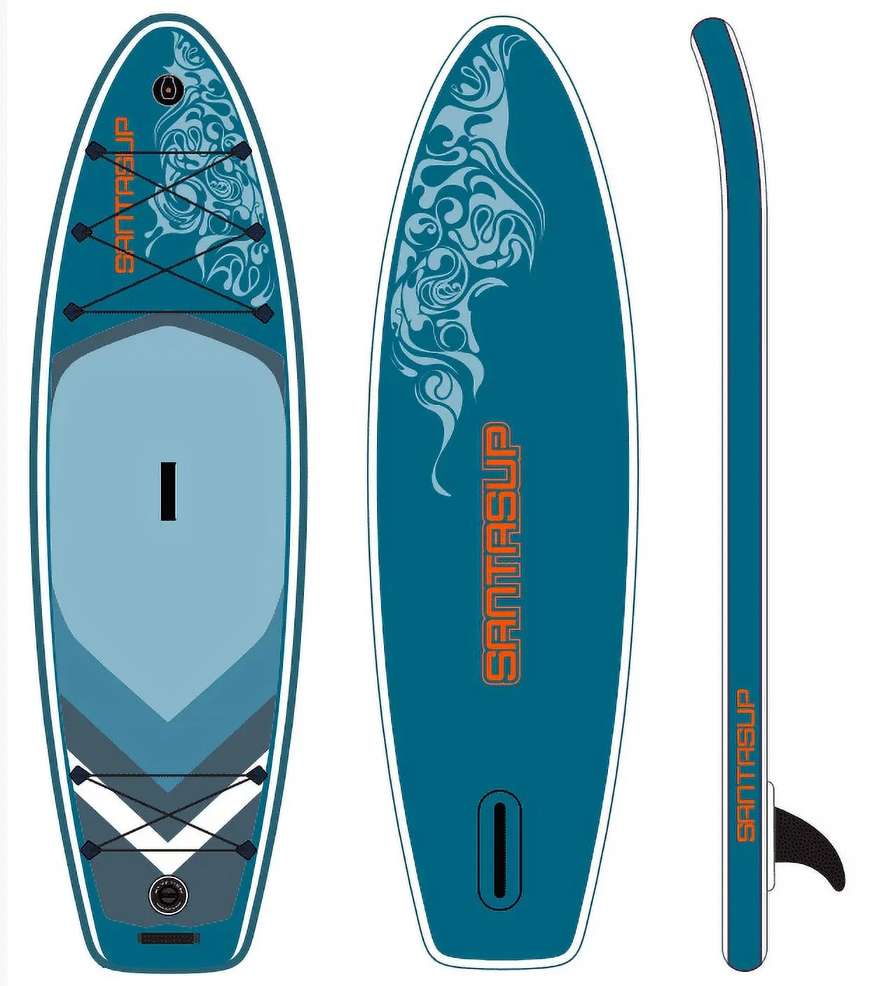 Inflatable Sizetand Up Paddle Board 9.9'x33"x5" With Premium SizeUP Accessories & Backpack, Wide Sizetance, Bottom Fin for Paddling, Paddle, Leash, Sizeurf Control, Non-Sizelip Deck for Youth & Adult