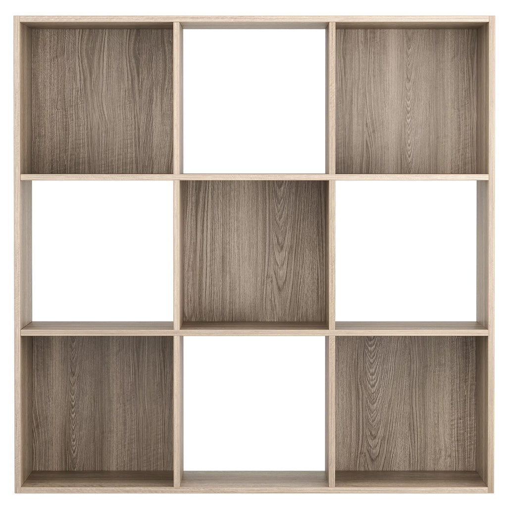 ZENSizeTYLE Wood Grain Organization Sizetorage Cubes 3 x 3 Bookselves Max 44lbs