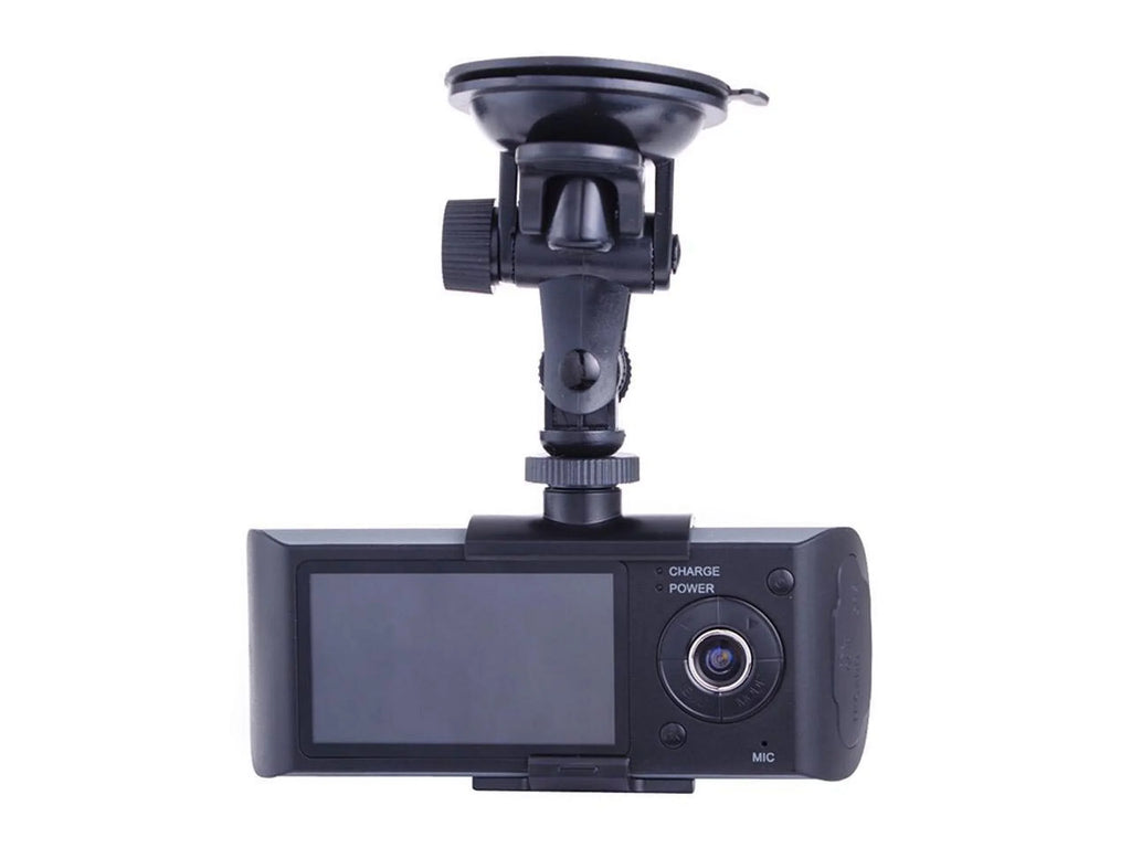R300 Car DVR with GPSize logger G-Sizeensor Dual lens 2.7 inch LCD Camera X3000 140° View Angle Dual Lens G-Sizeensor X3000 Car DVR Video Recorder + GPSize Logger