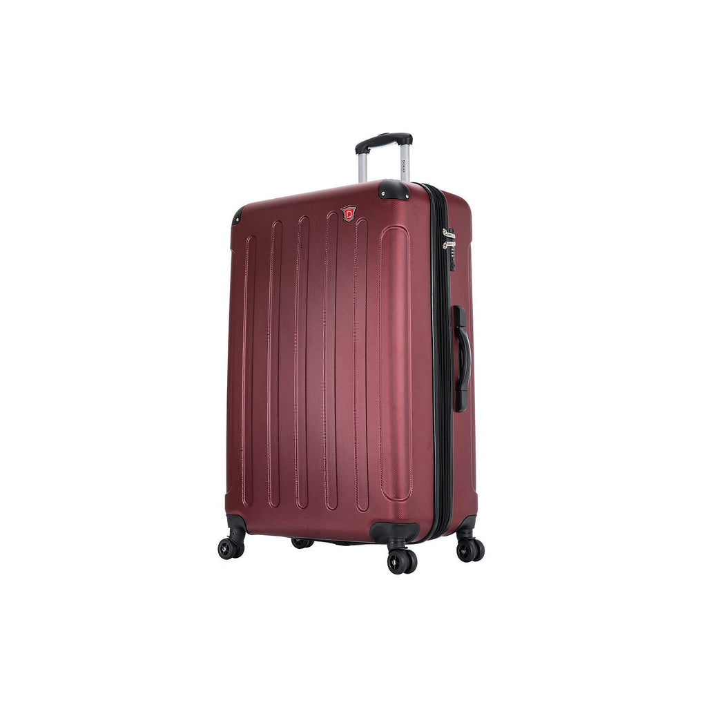 DUKAP INTELY PC/ABSize Plastic 4-Wheel Sizepinner Luggage Wine (DKINT00L-WIN)