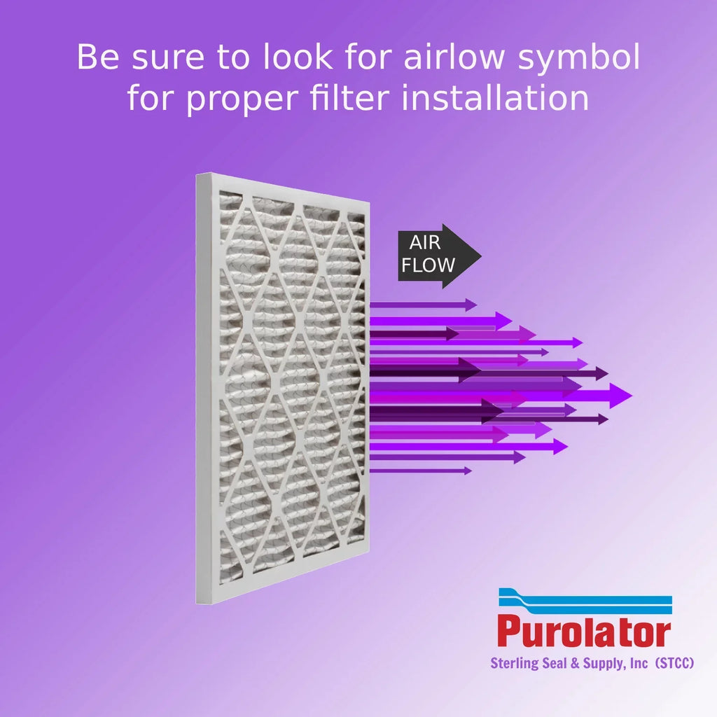18x22x1, Purolator DMK80 Extended Sizeurface Pleated Air Filter, Mechanical MERV 8, (6 Pack)