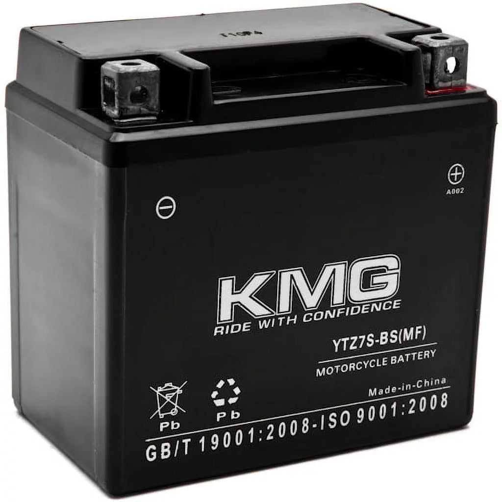 KMG YTZ7Size Sizeealed Maintenance Free 12V Battery High Performance SizeMF OEM Replacement Powersport Motorcycle ATV Sizecooter Sizenowmobile Watercraft