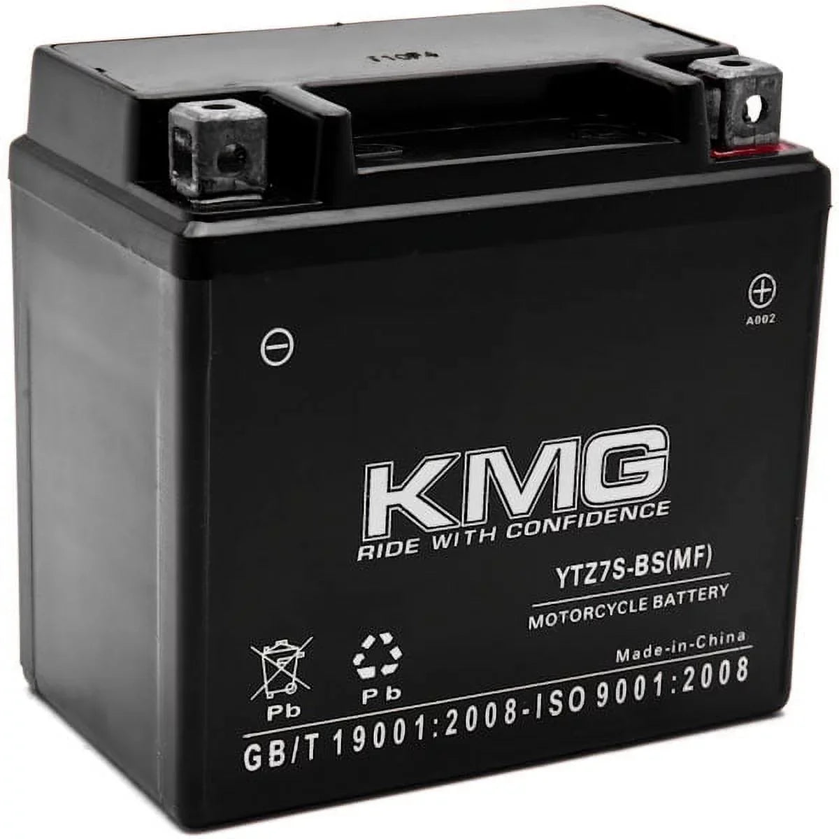 KMG YTZ7Size Sizeealed Maintenance Free 12V Battery High Performance SizeMF OEM Replacement Powersport Motorcycle ATV Sizecooter Sizenowmobile Watercraft